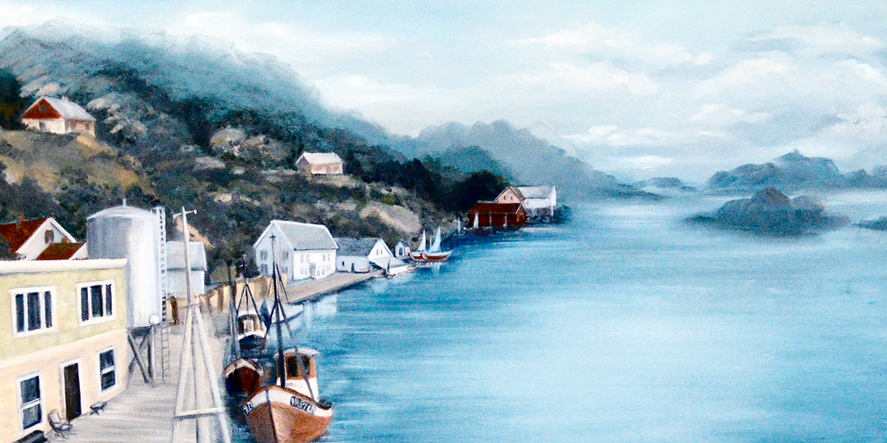 'Korshamn' || Oil Painting