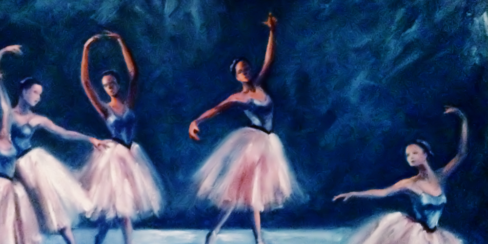 'The Ballerina' || Oil Painting